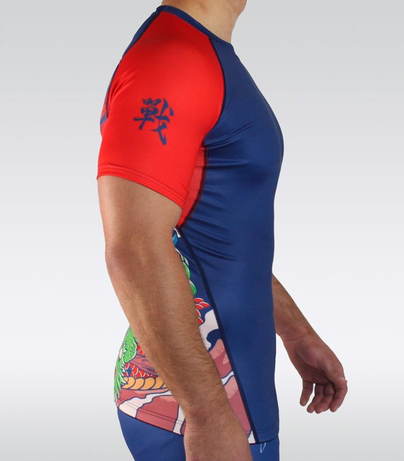 GroundGame TATAKAI RASHGUARD-BLUE